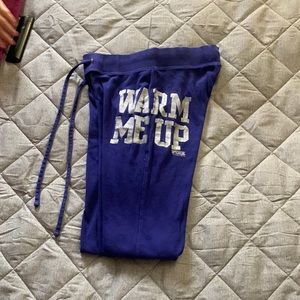 Pink sweat pants XS